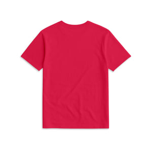 V-neck Basic Men T-Shirt - Red