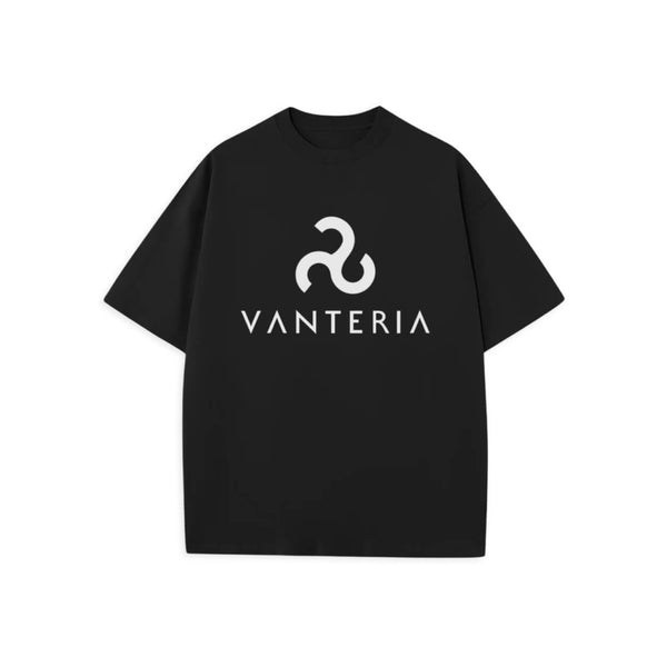 Unisex Oversized T-shirt Vanteria Signature - black
